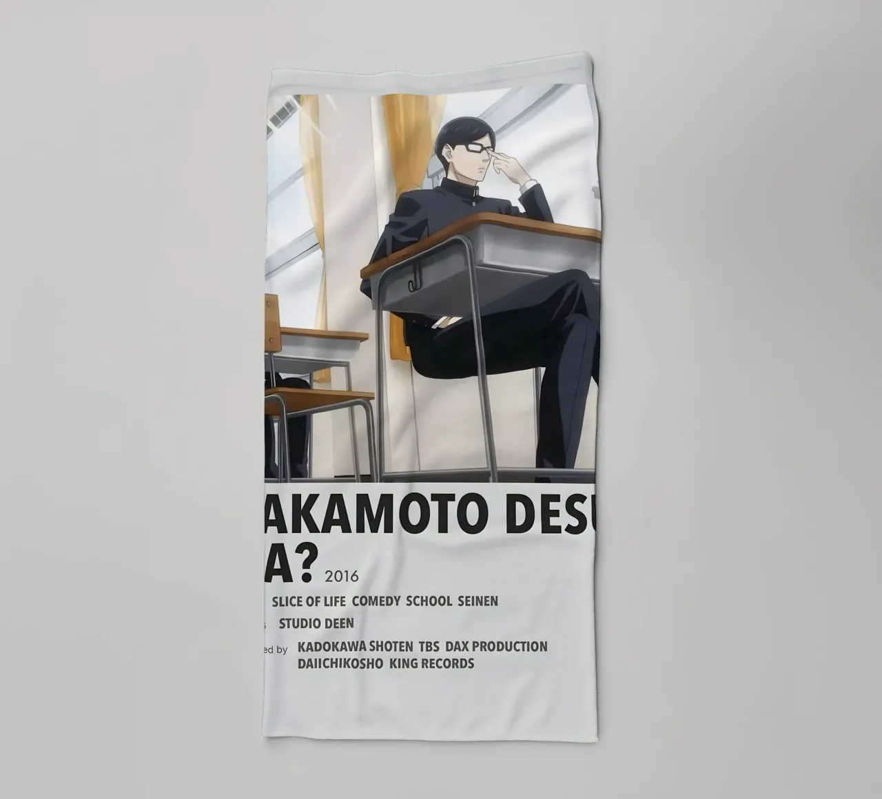 SAKAMOTO DESU GA? 2016 towel by Totoya