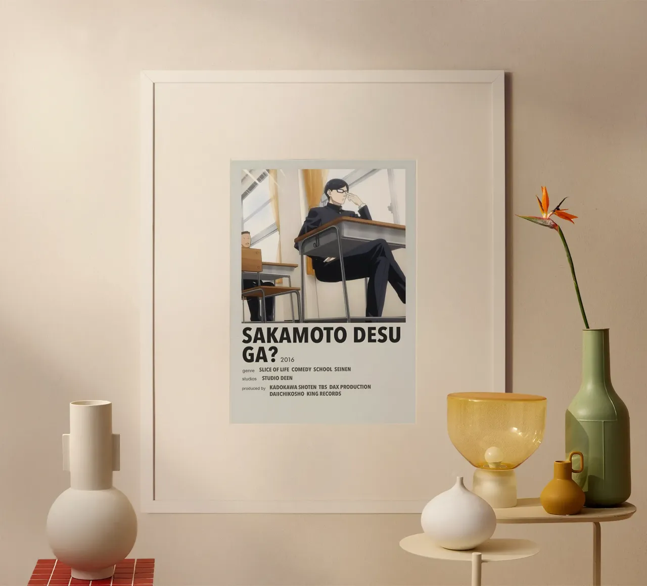 SAKAMOTO DESU GA? 2016 poster da Totoya