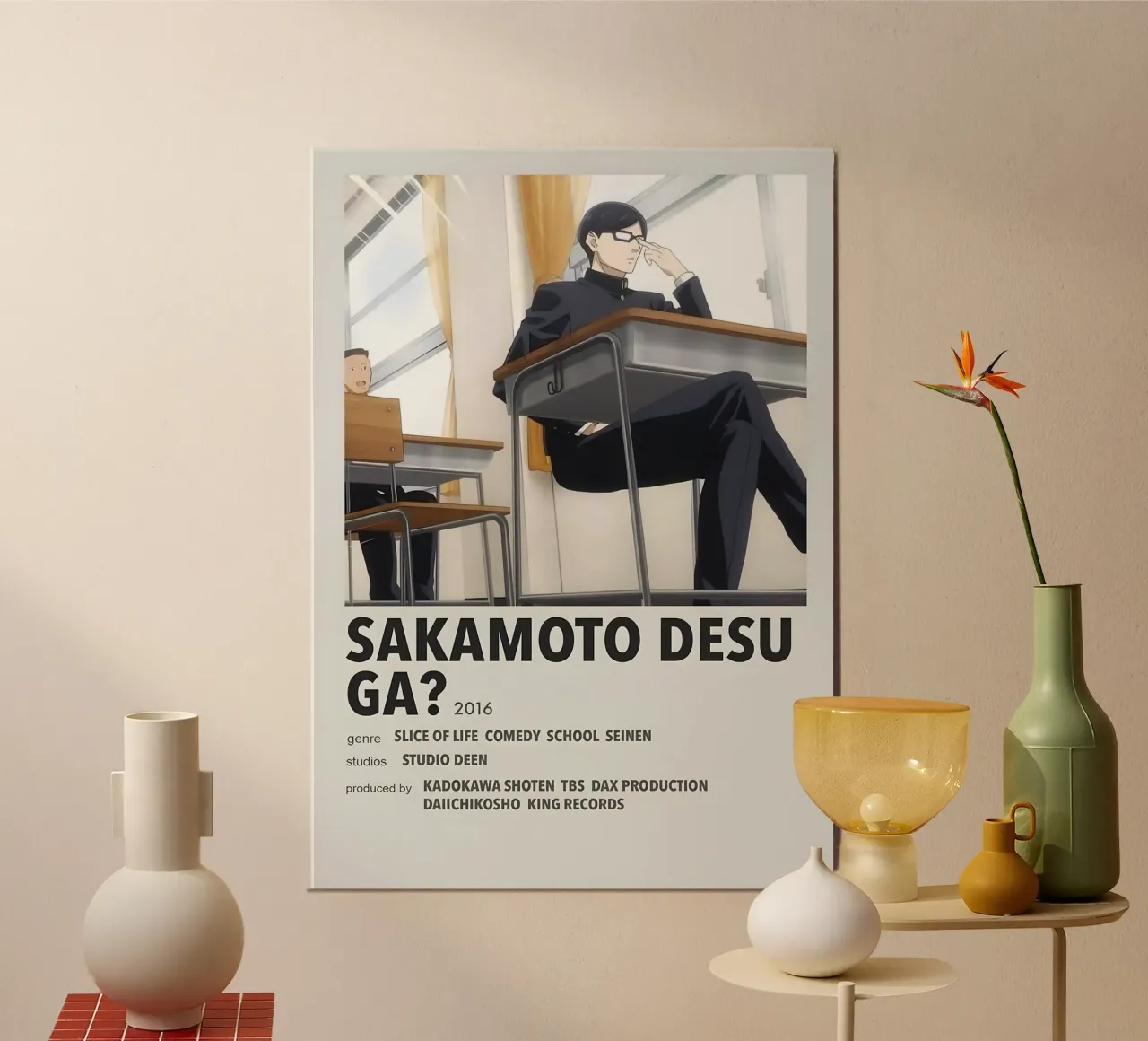 SAKAMOTO DESU GA? 2016 poster da Totoya