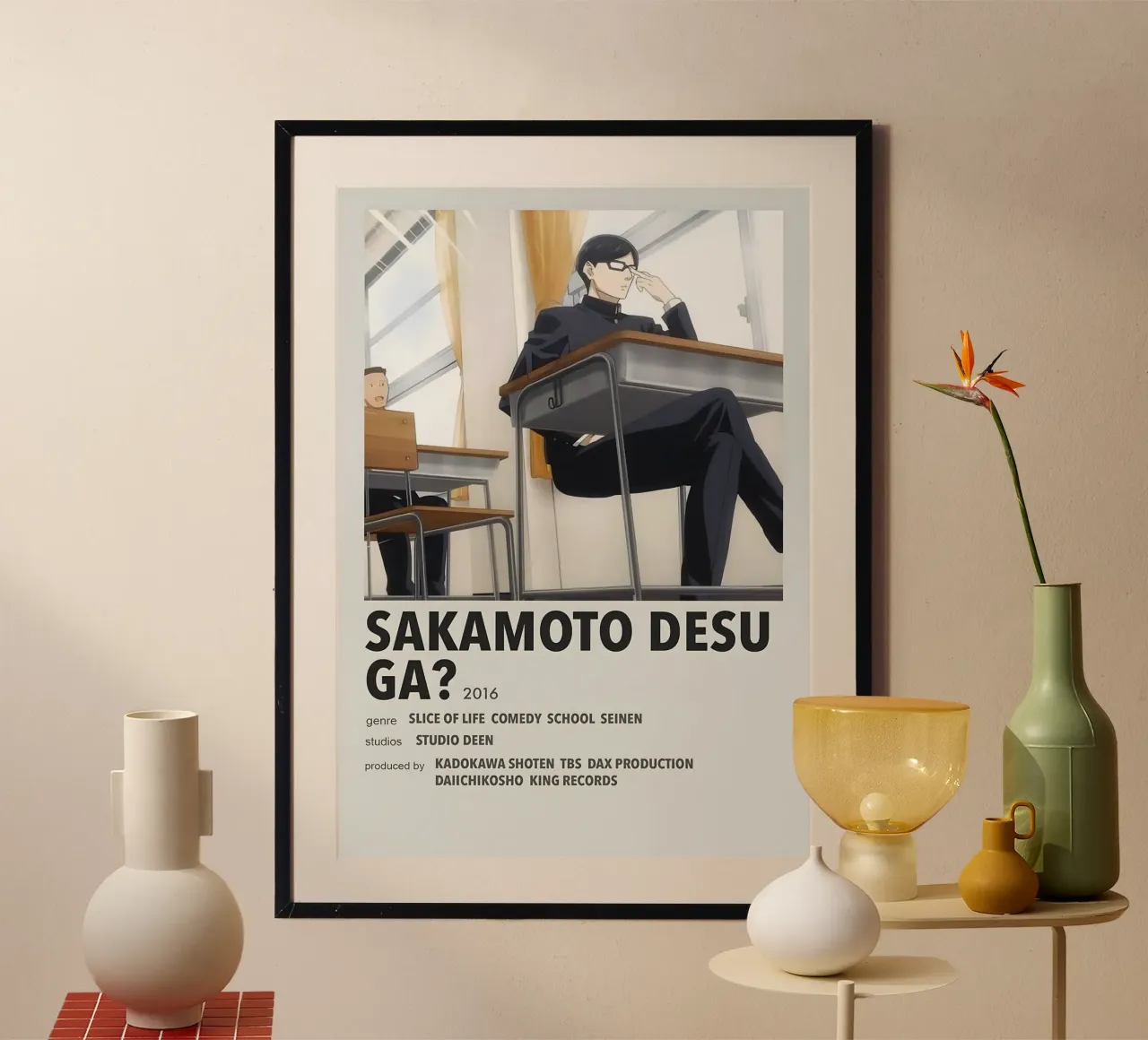 SAKAMOTO DESU GA? 2016 poster da Totoya