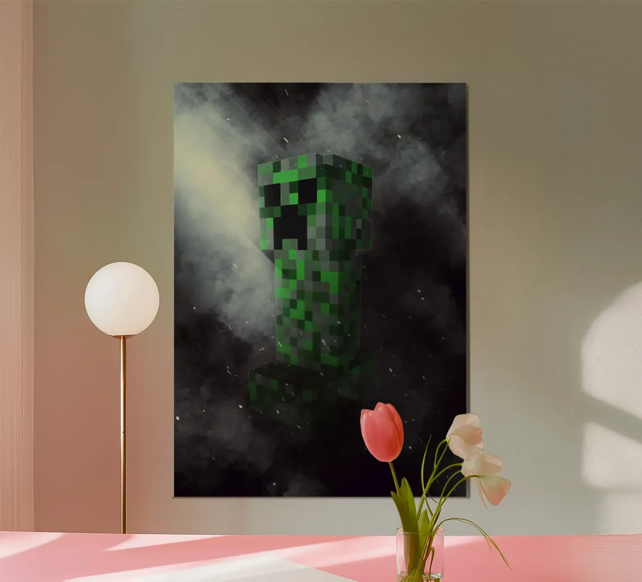 Minecraft alluminio dibond da FreeArtStudio