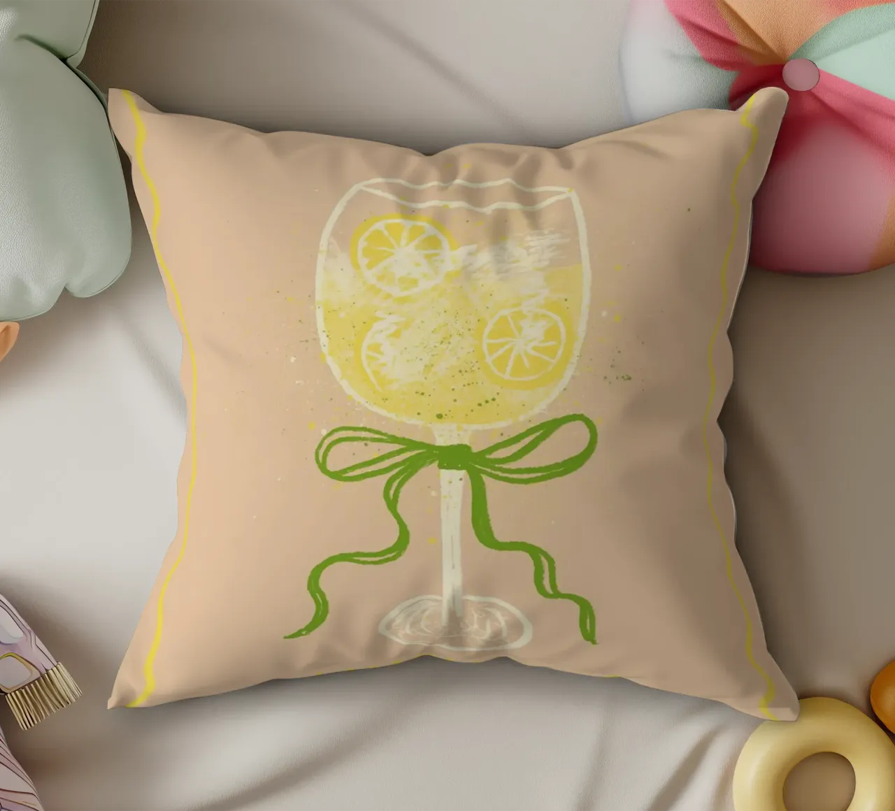 Limoncello cuscino da Studio Dolci