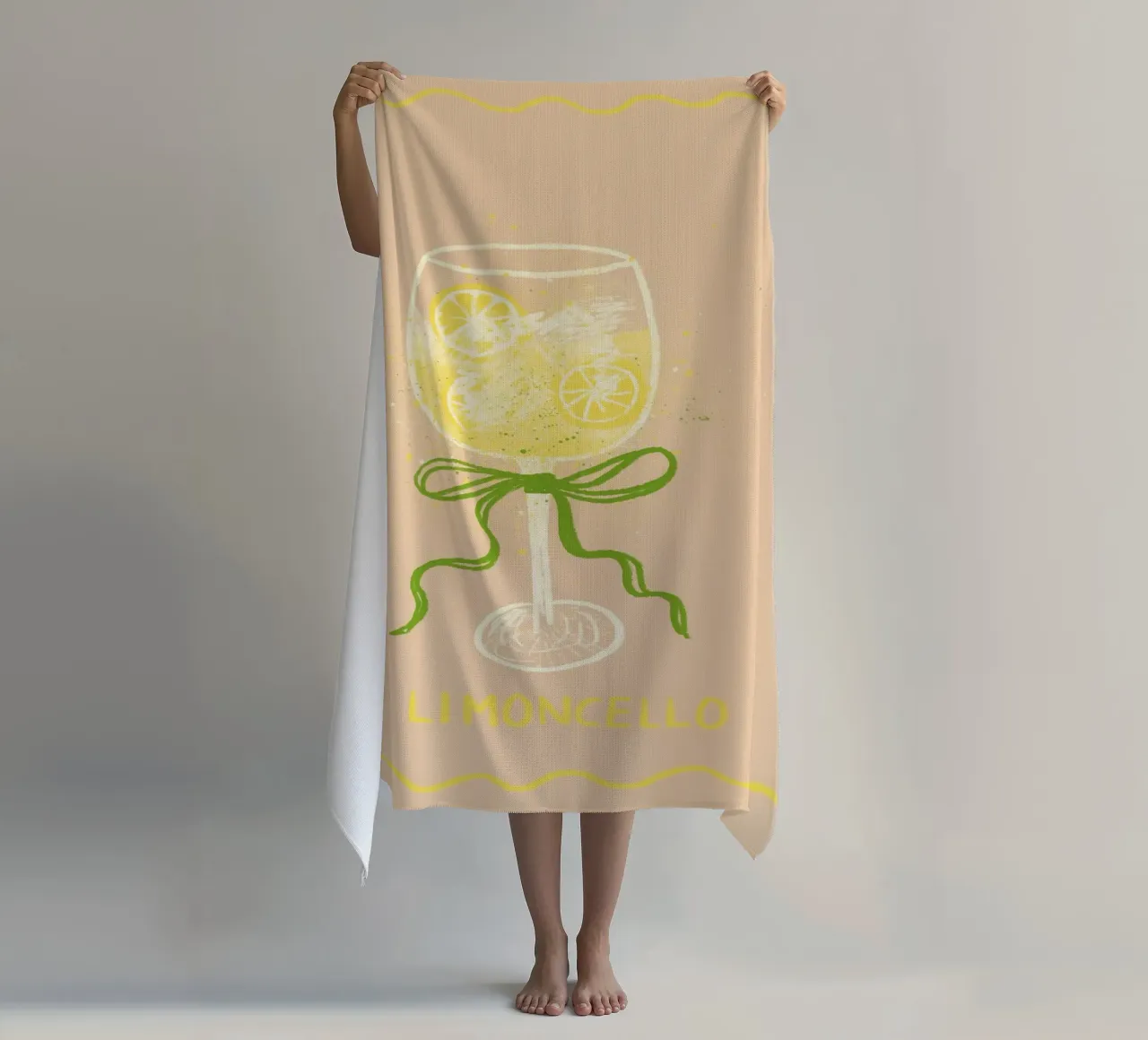 Limoncello telo mare da Studio Dolci