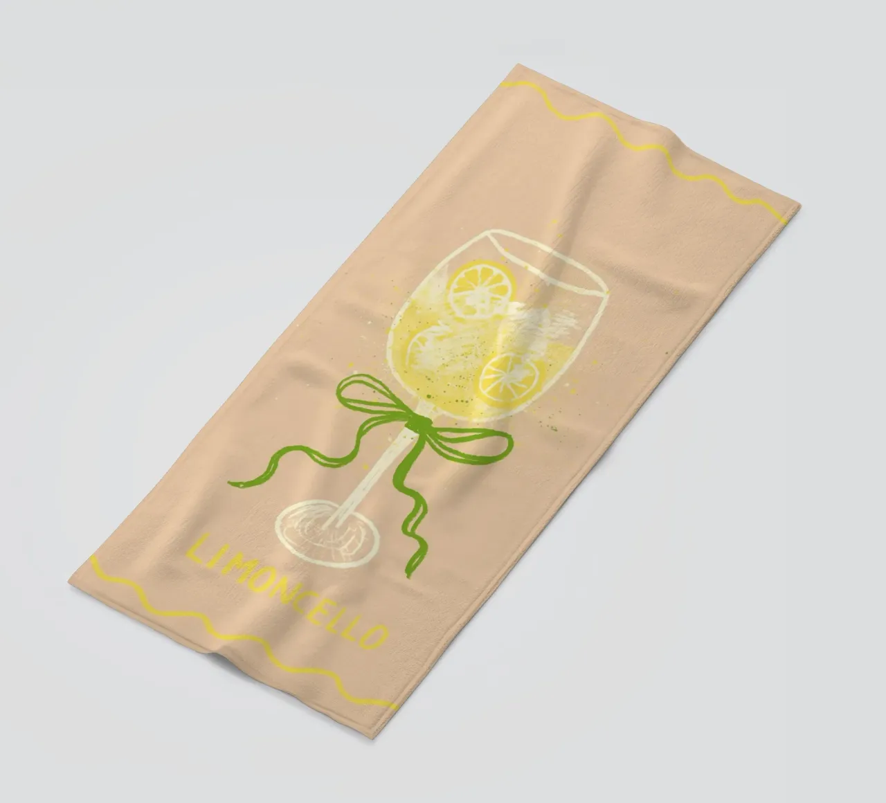 Limoncello telo mare da Studio Dolci