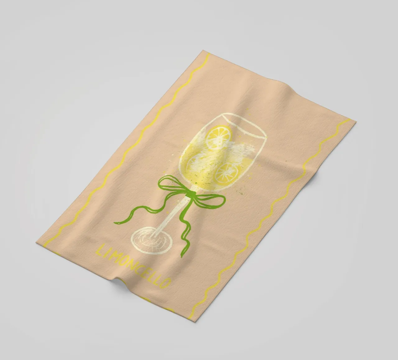 Limoncello telo mare da Studio Dolci