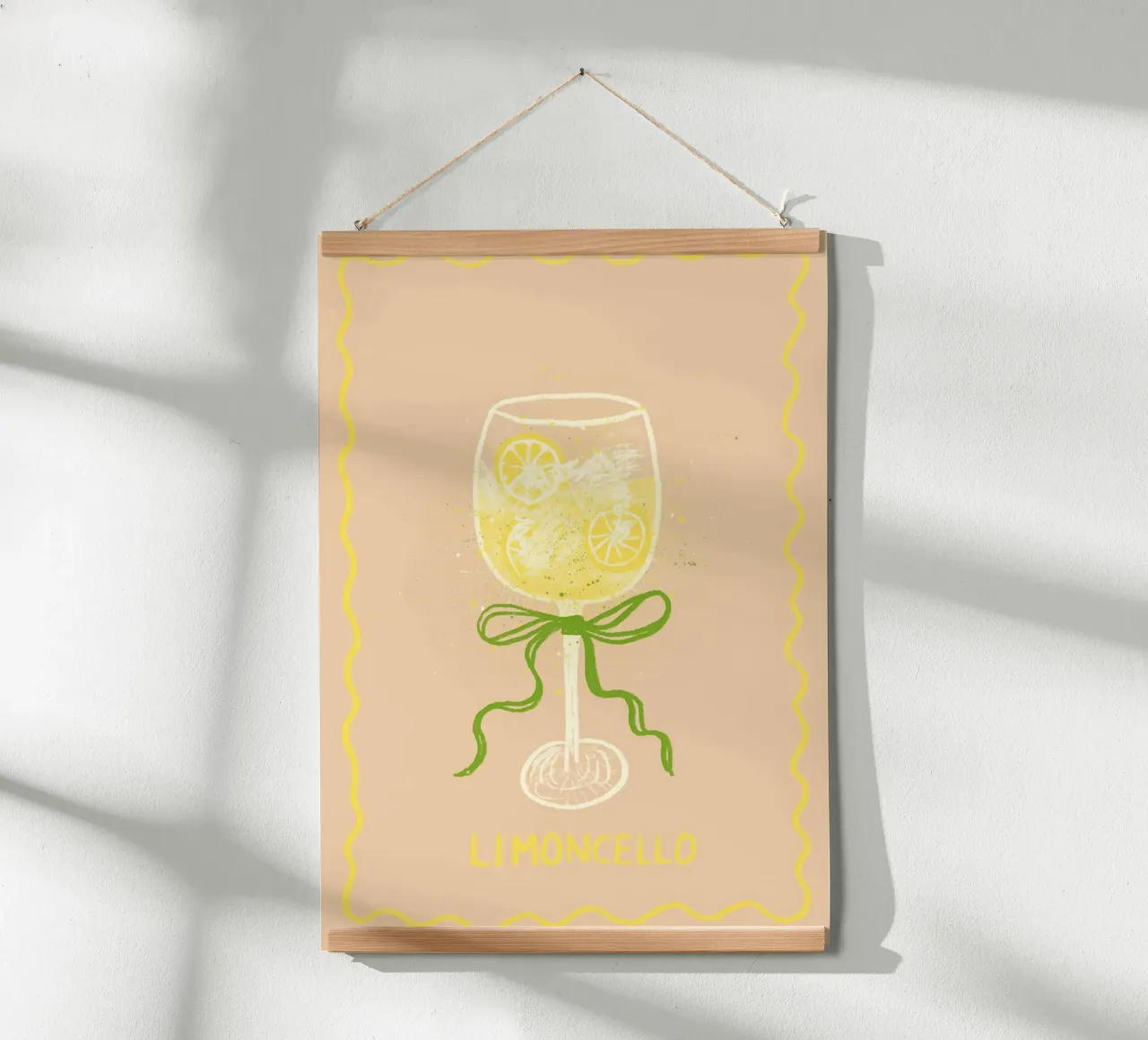 Limoncello poster met kunststof frame van Studio Dolci