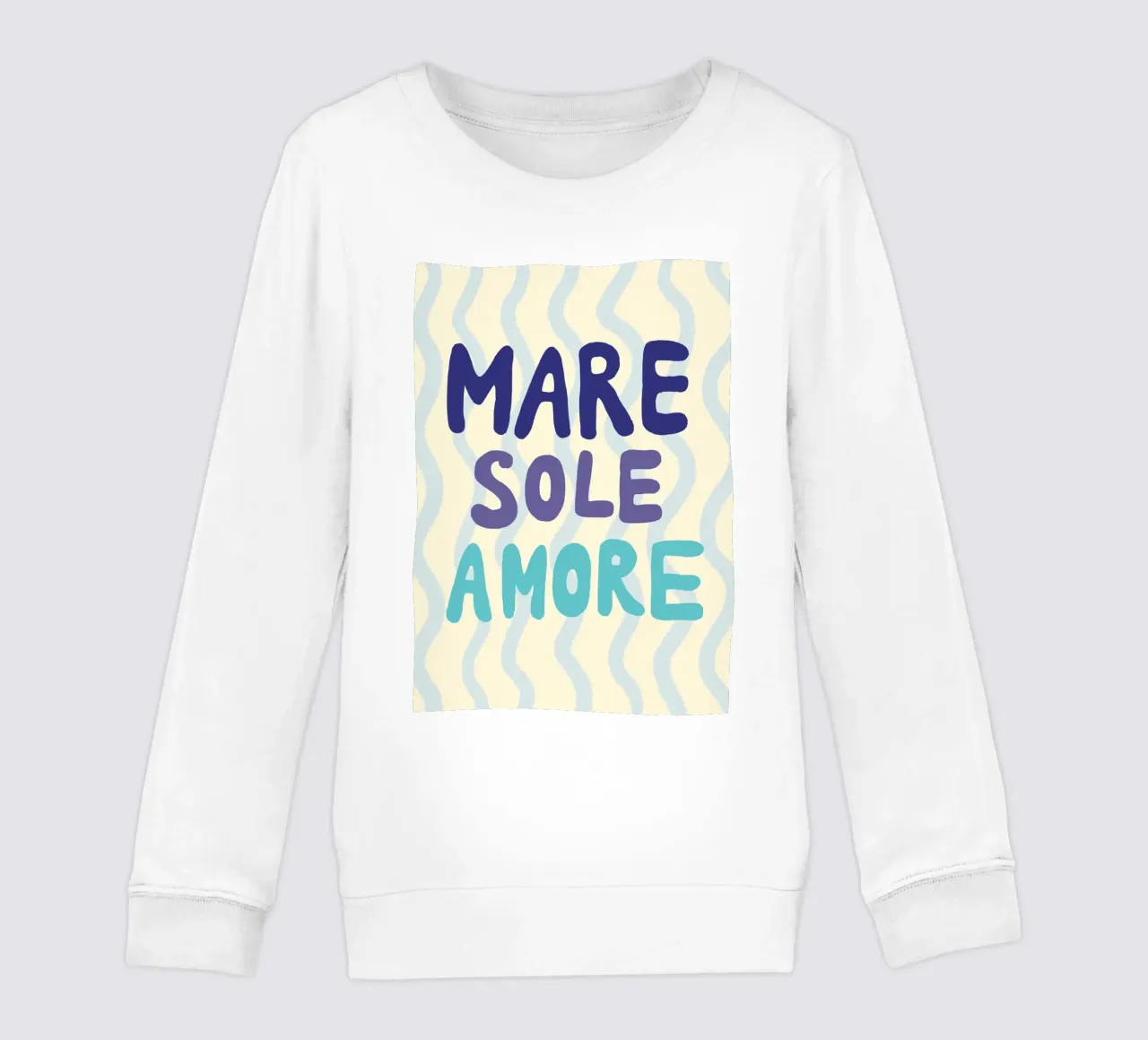 Mare sole amore felpa bambino da Studio Dolci