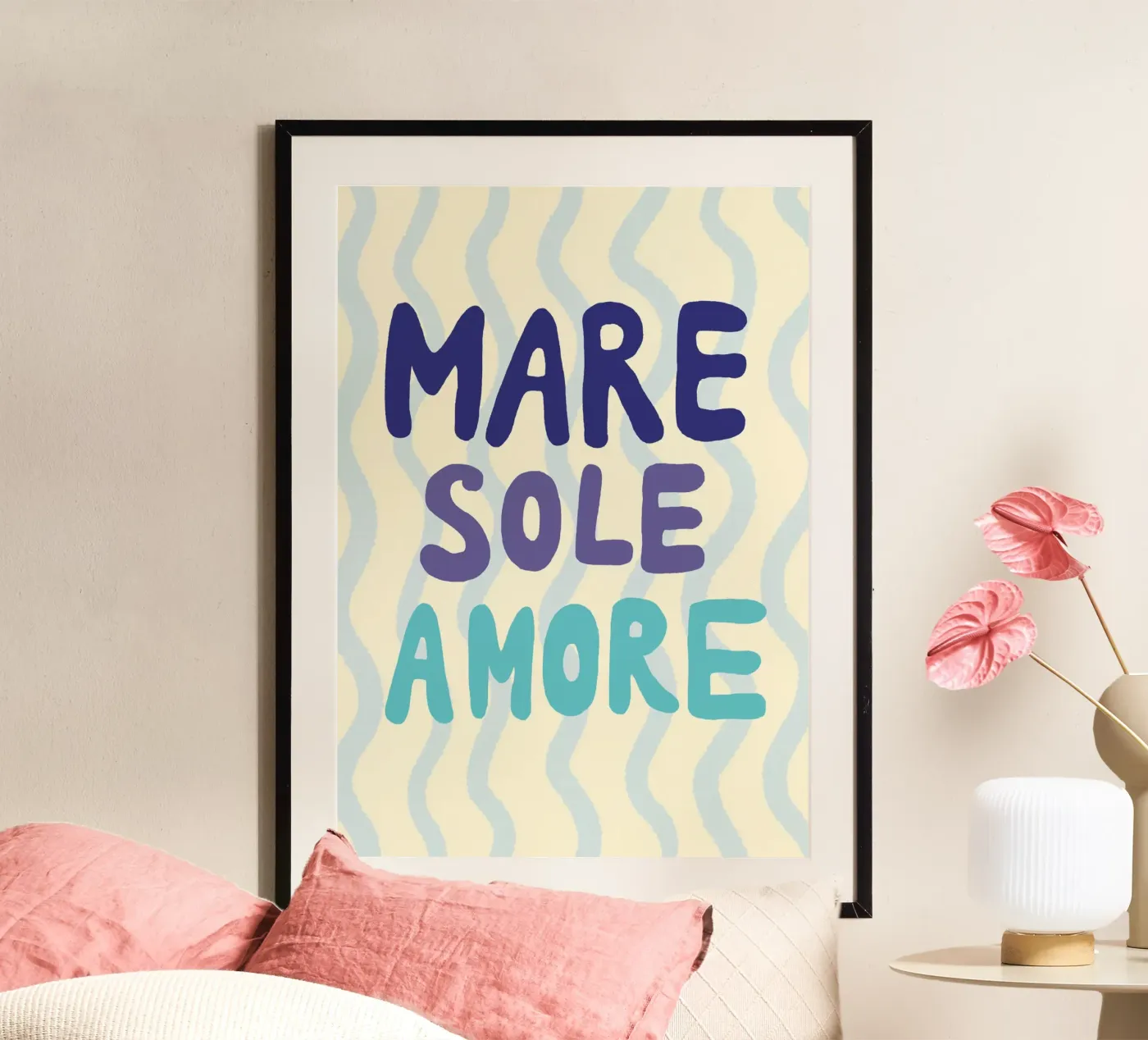 Mare sole amore poster da Studio Dolci