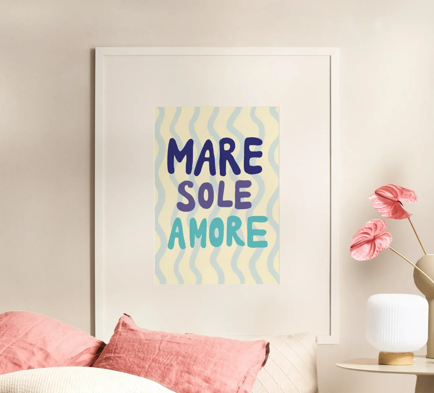 Mare sole amore poster da Studio Dolci