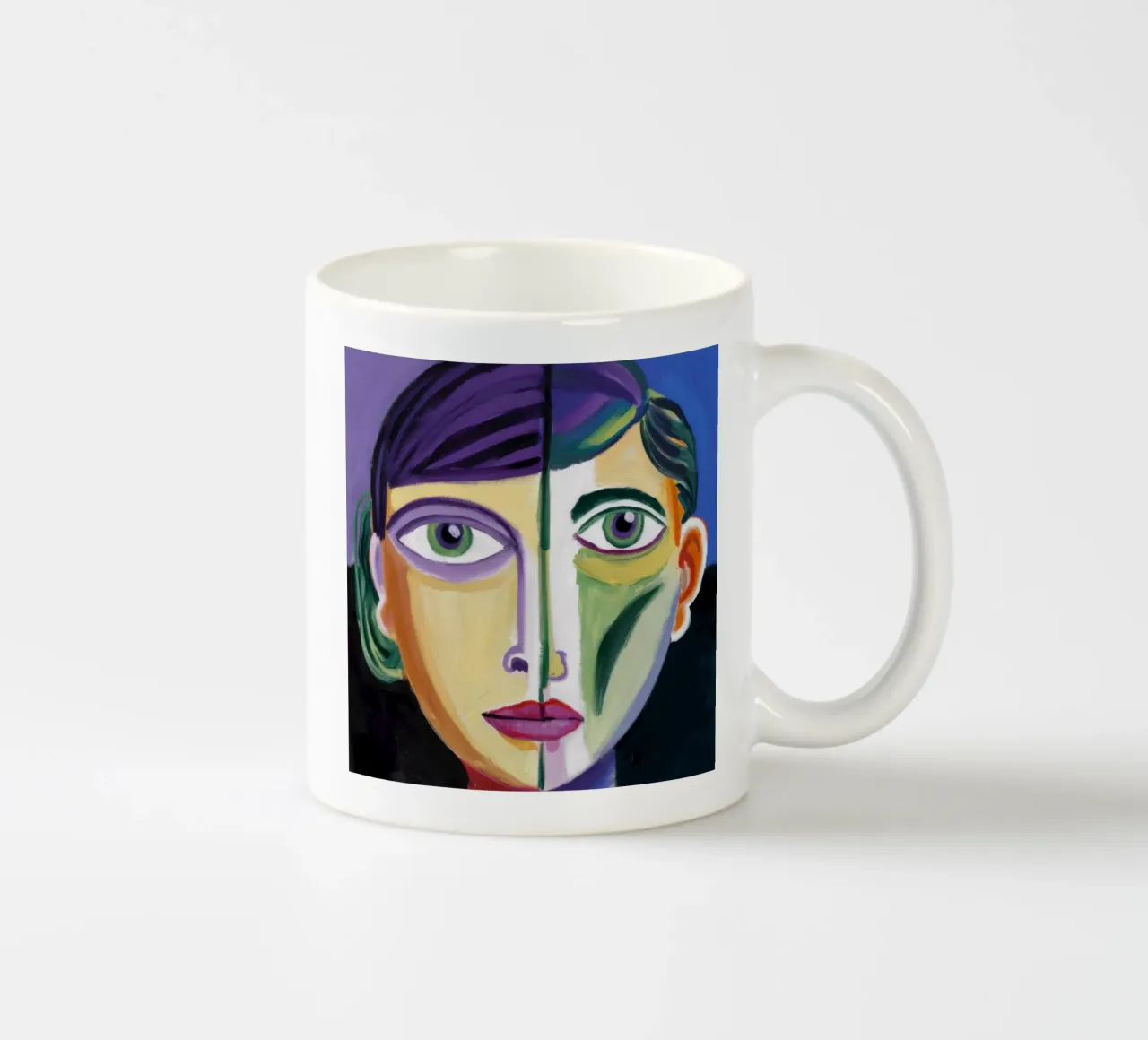 Sguardo viola tazza in ceramica da Lunar Templar
