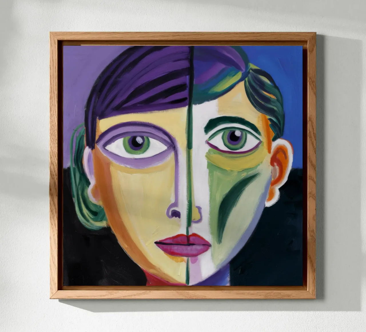 Sguardo viola alluminio dibond da Lunar Templar