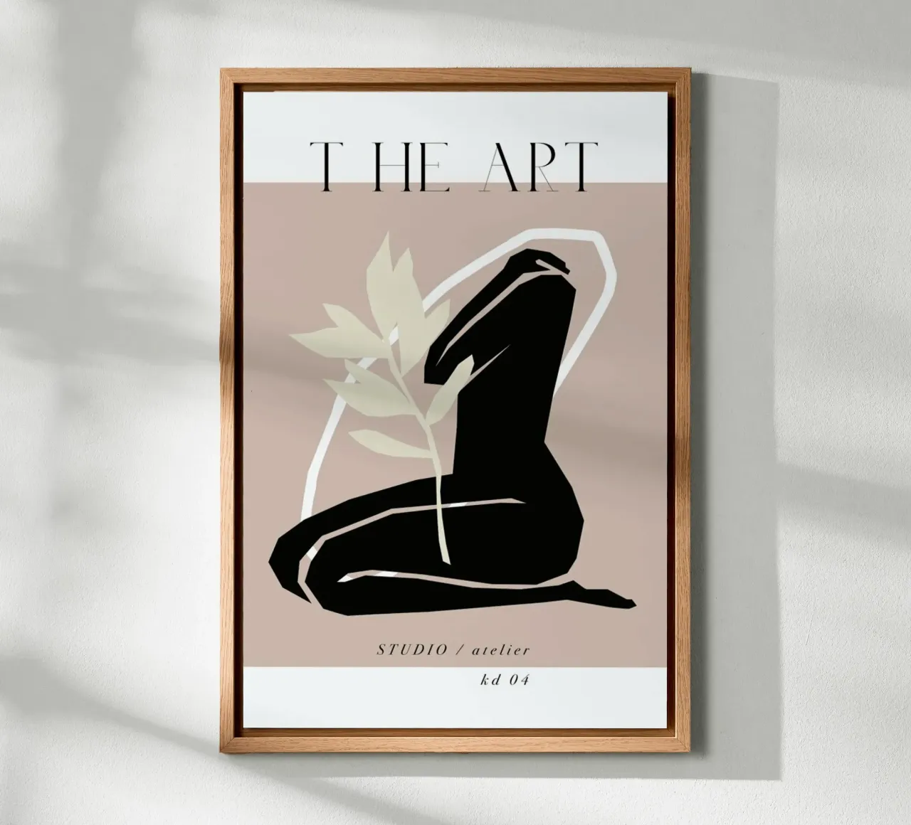 The Art No 4 tela con Cornice a cassetta da KRUTH DESIGN