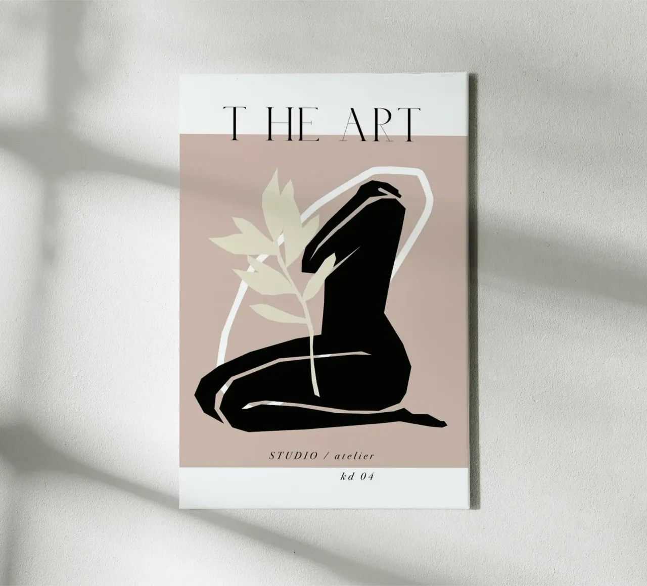 The Art No 4 tela con Cornice a cassetta da KRUTH DESIGN
