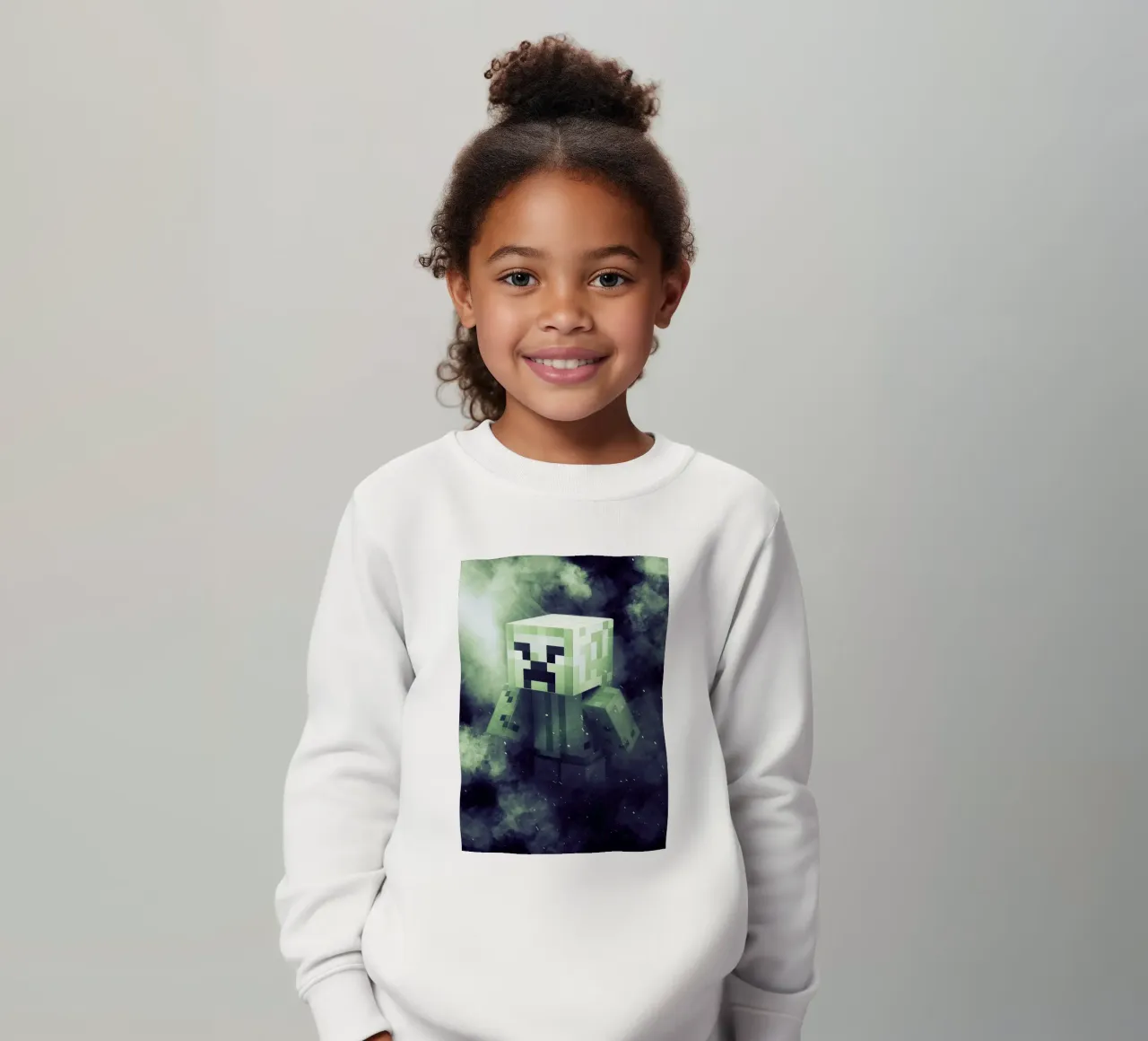 creeper minecraft felpa bambino da FreeArtStudio