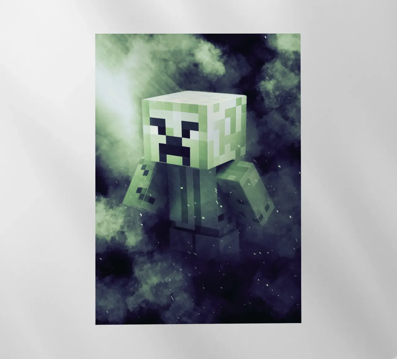 creeper minecraft pellicola backlit da FreeArtStudio