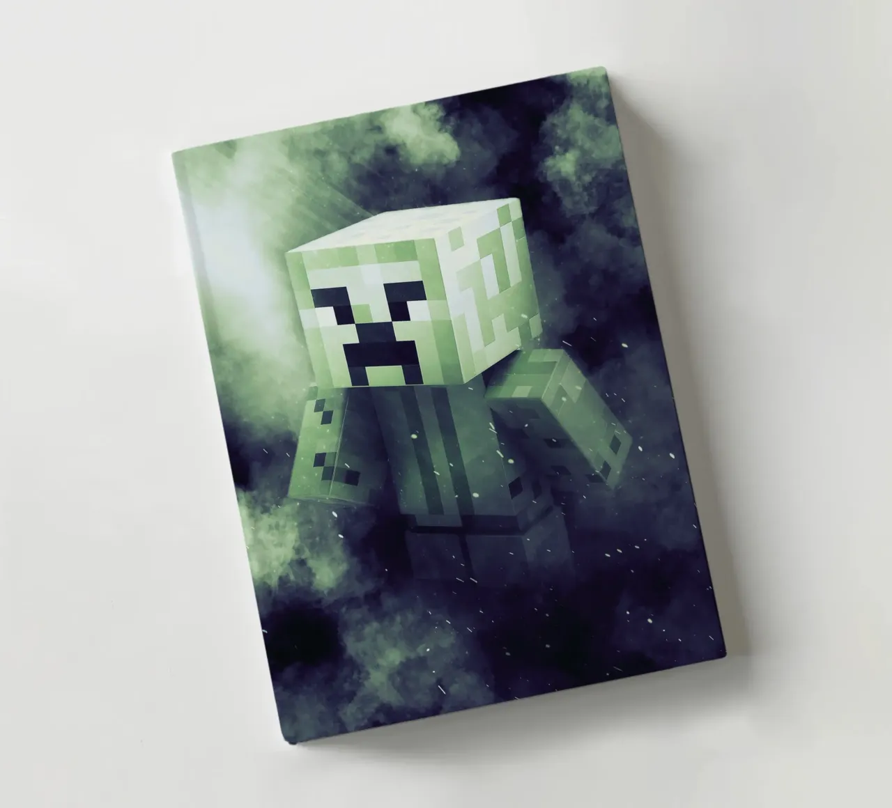 creeper minecraft notebook by FreeArtStudio
