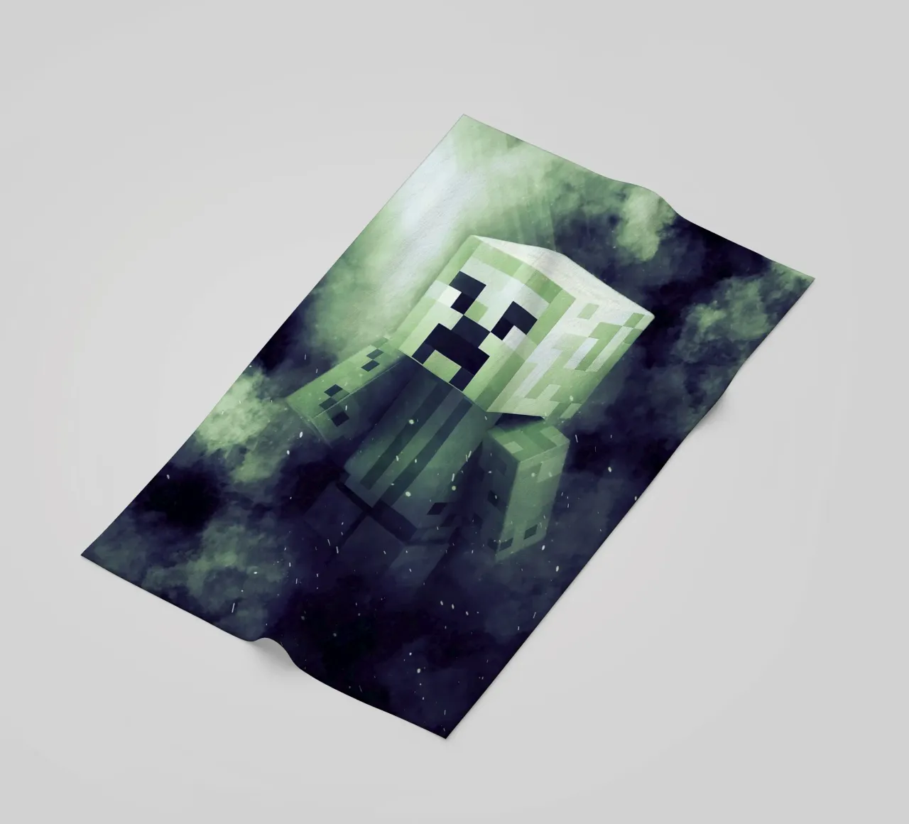 creeper minecraft telo mare da FreeArtStudio