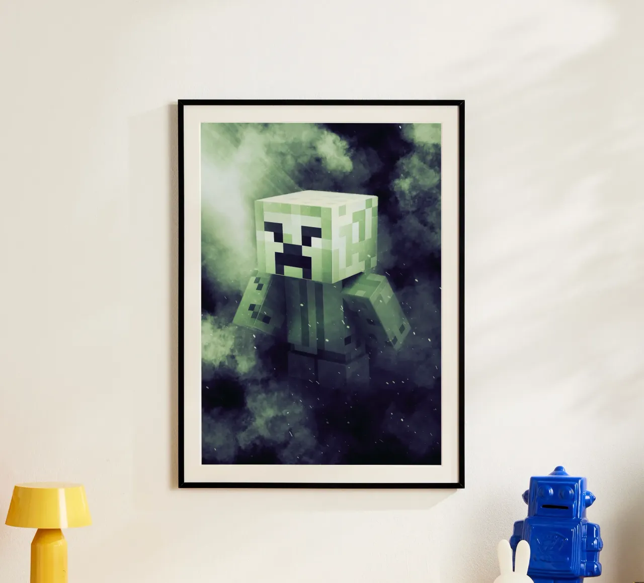 creeper minecraft carta hahnemühle da FreeArtStudio
