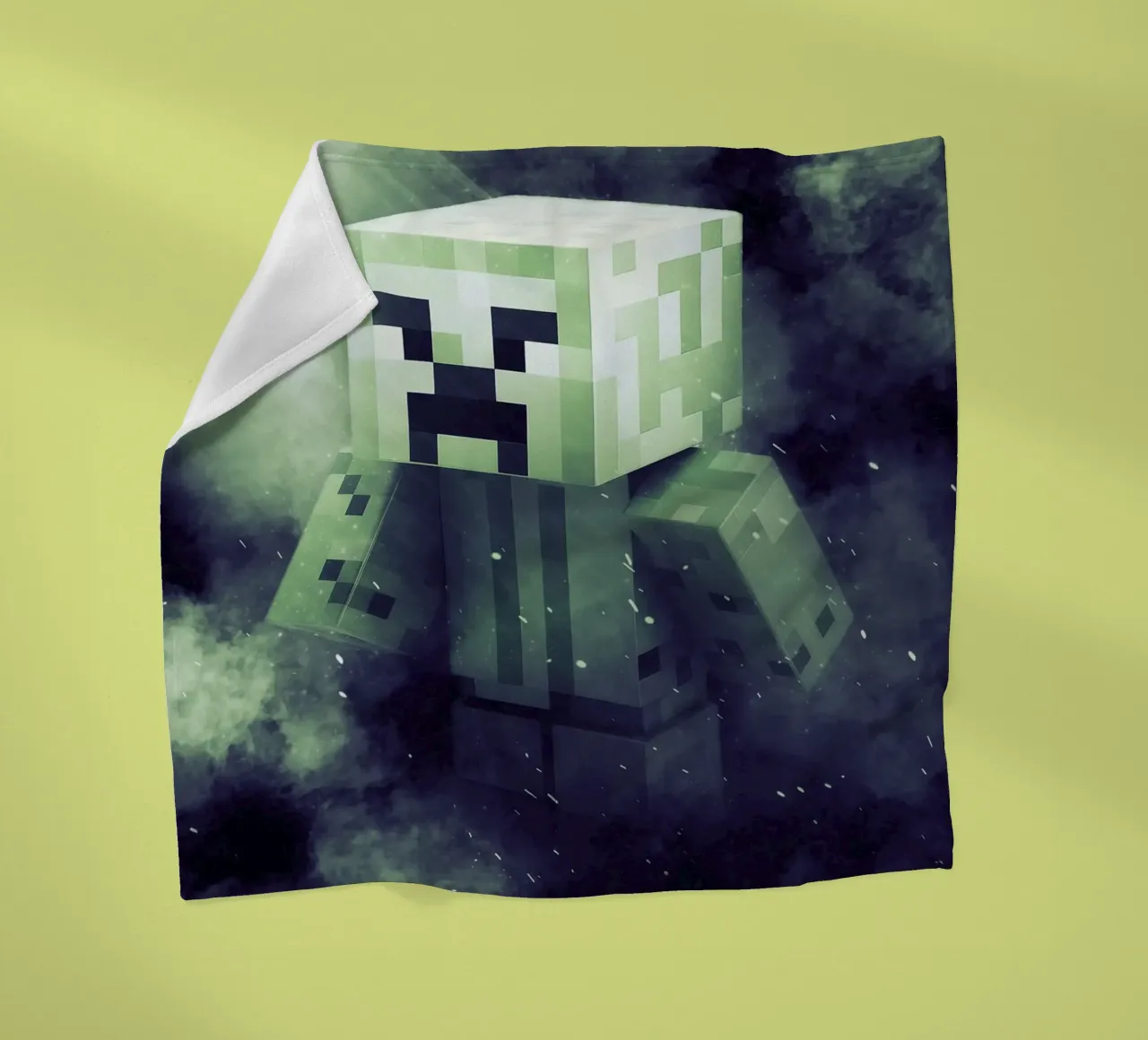 creeper minecraft coperta in pile da FreeArtStudio