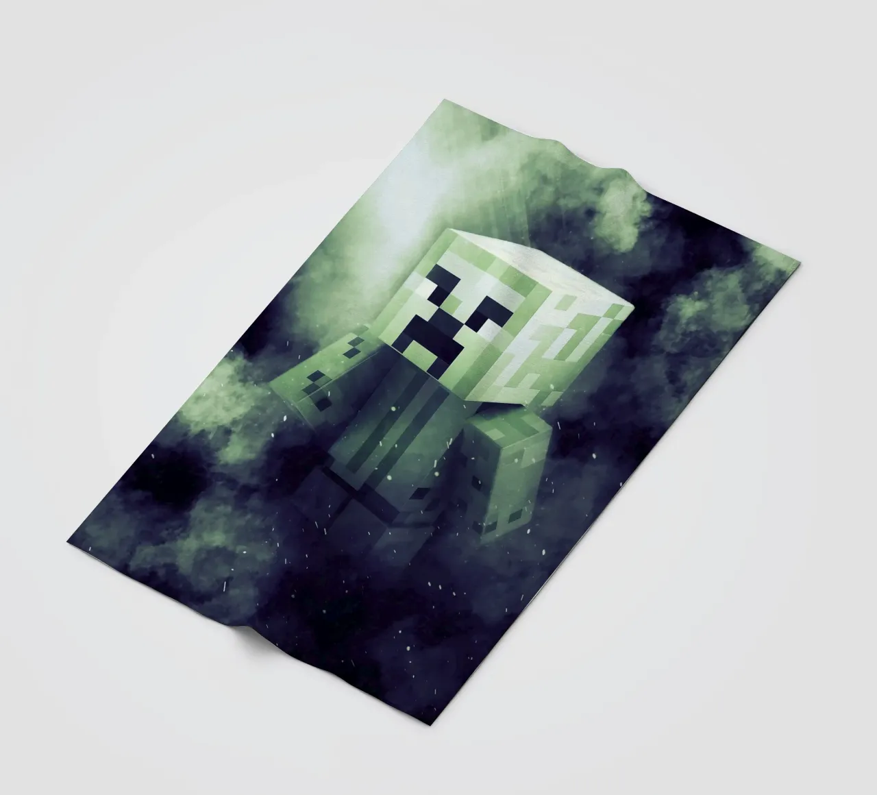 creeper minecraft coperta in pile da FreeArtStudio