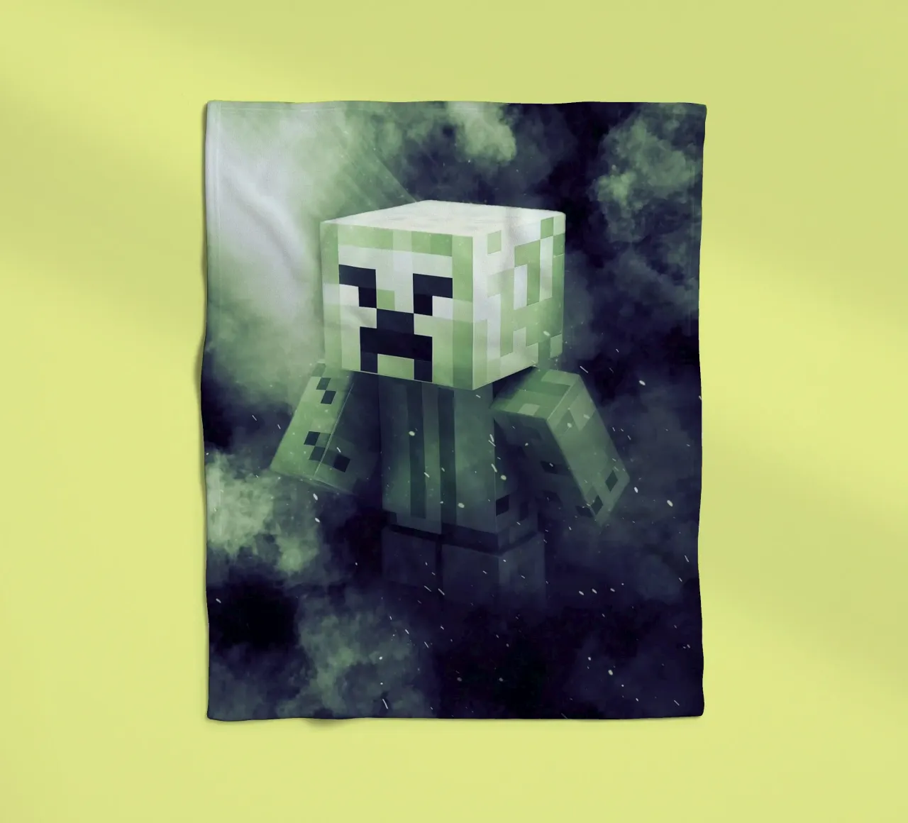 creeper minecraft coperta in pile da FreeArtStudio