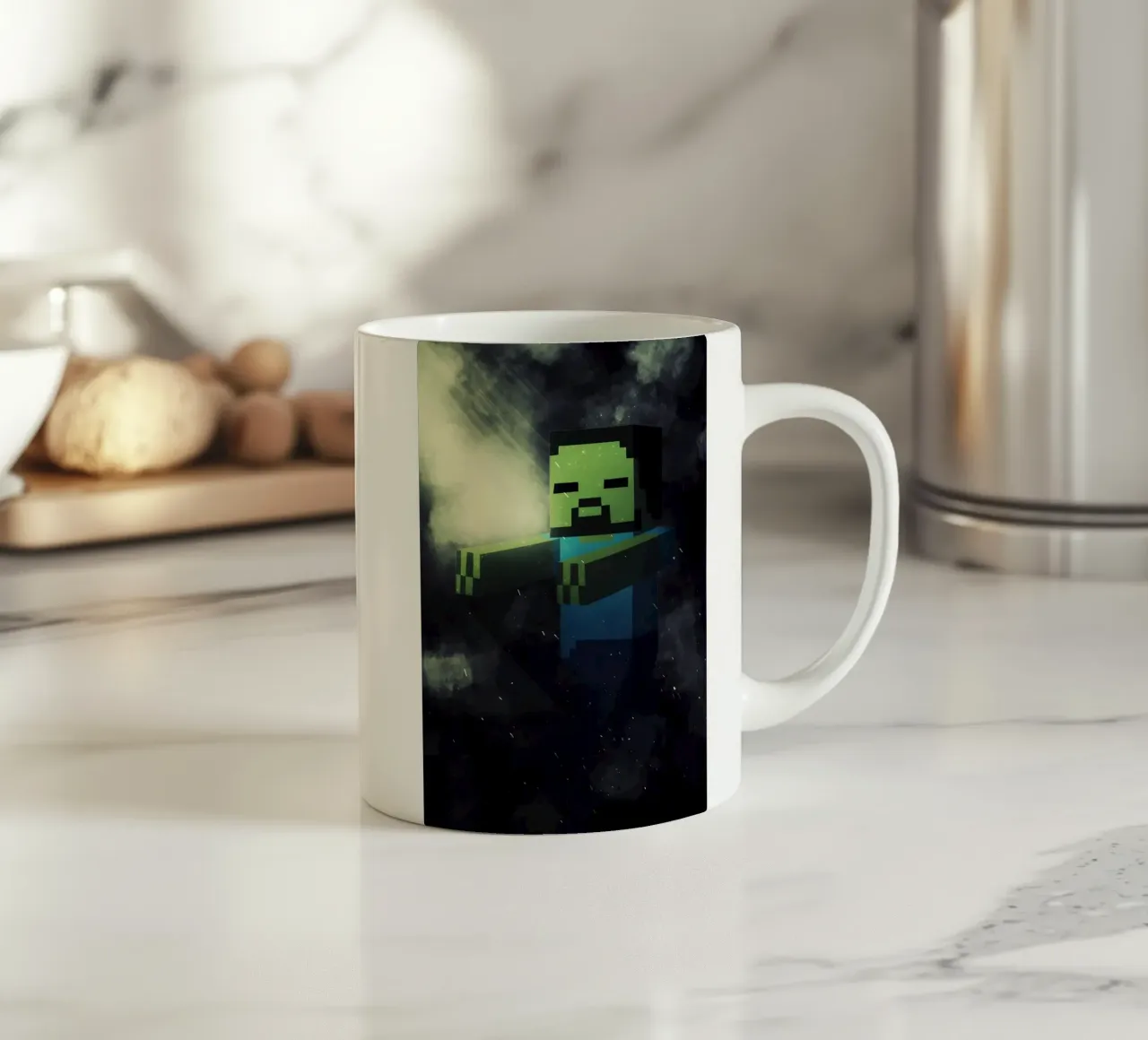 Steve zombie tazza in ceramica da FreeArtStudio