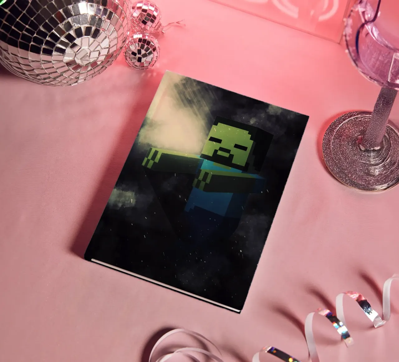 Steve zombie notebook by FreeArtStudio