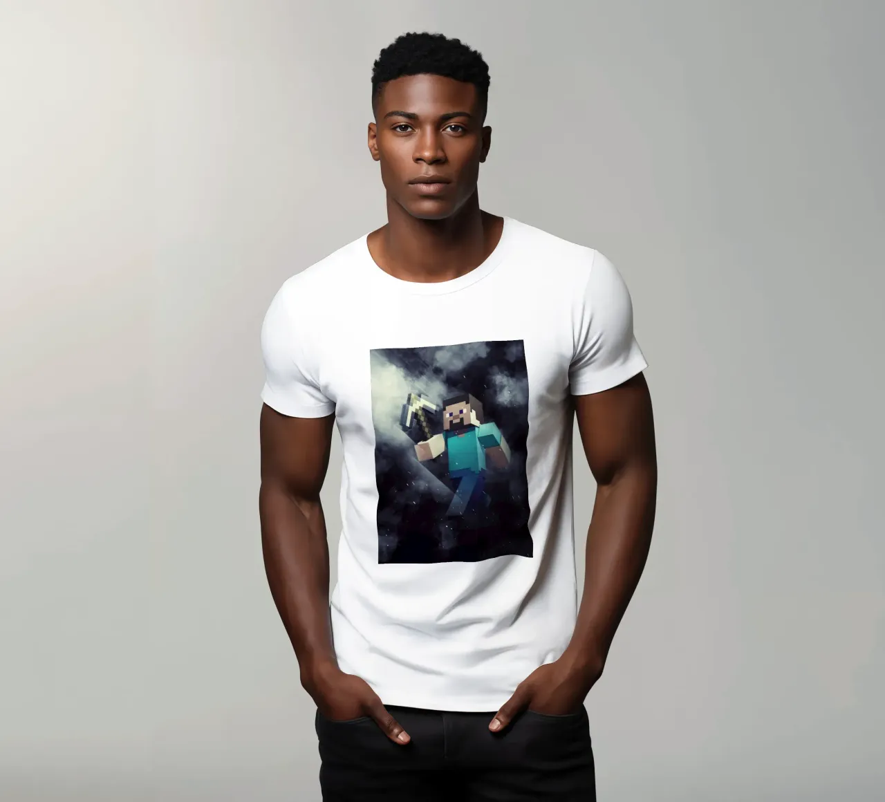Steve Minecraft t-shirt da FreeArtStudio