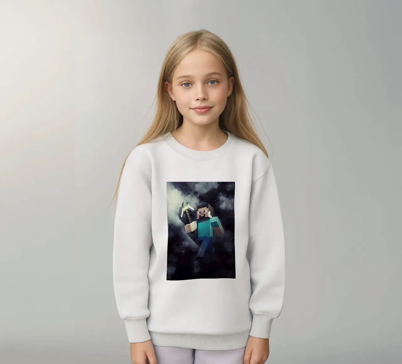Steve Minecraft felpa bambino da FreeArtStudio