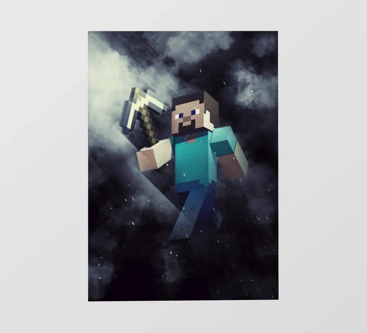 Steve Minecraft pellicola backlit da FreeArtStudio
