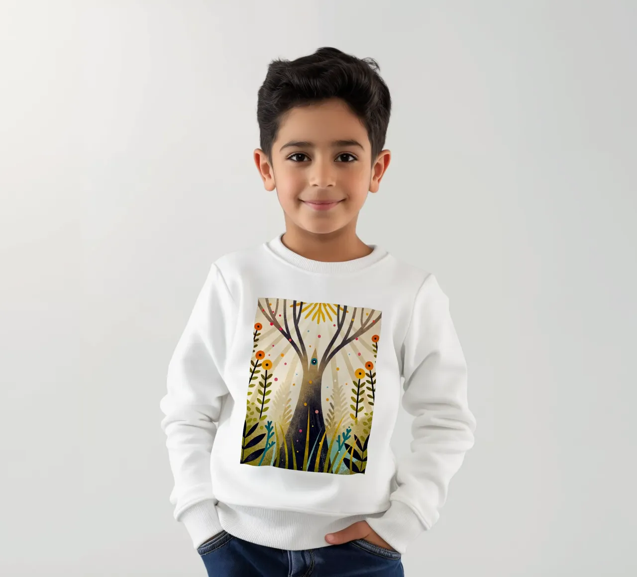 All'albero della vita felpa bambino da 🐹 BABY ART PRINTS
