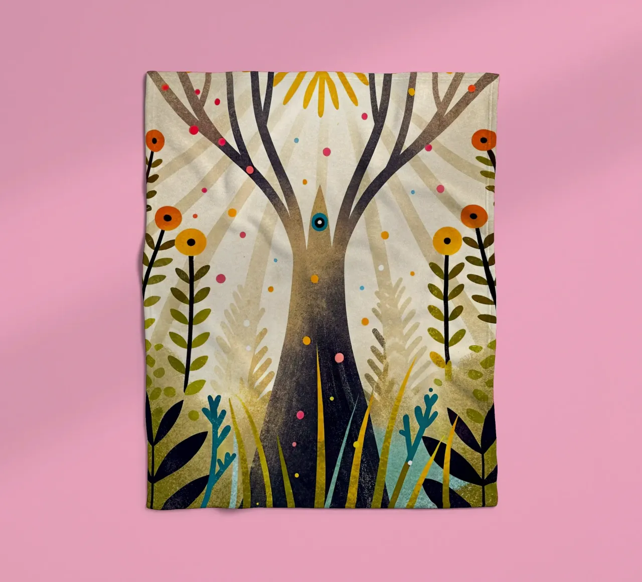 All'albero della vita coperta in pile da 🐹 BABY ART PRINTS