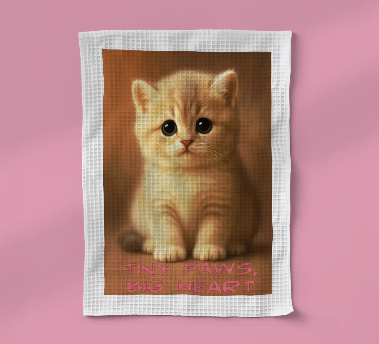 Carino l'amante dei gatti zampe piccole cuore grande amanti dei gatti canovaccio da cucina da the gondils