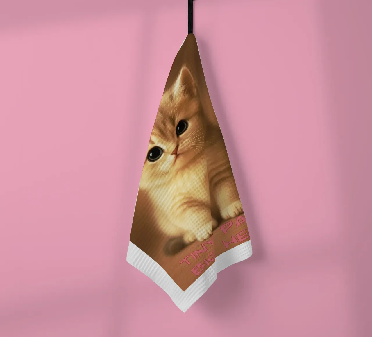 Carino l'amante dei gatti zampe piccole cuore grande amanti dei gatti canovaccio da cucina da the gondils
