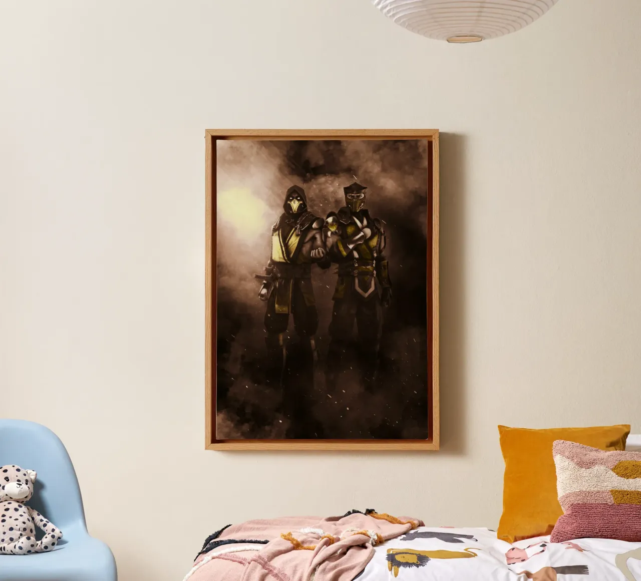 Mortal Kombat tela con Cornice a cassetta da FreeArtStudio