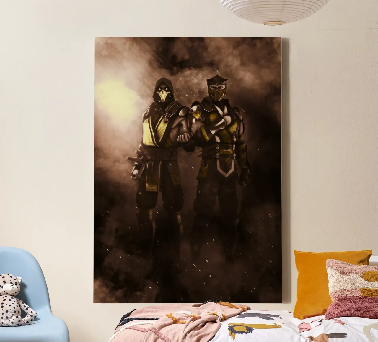 Mortal Kombat tela con Cornice a cassetta da FreeArtStudio