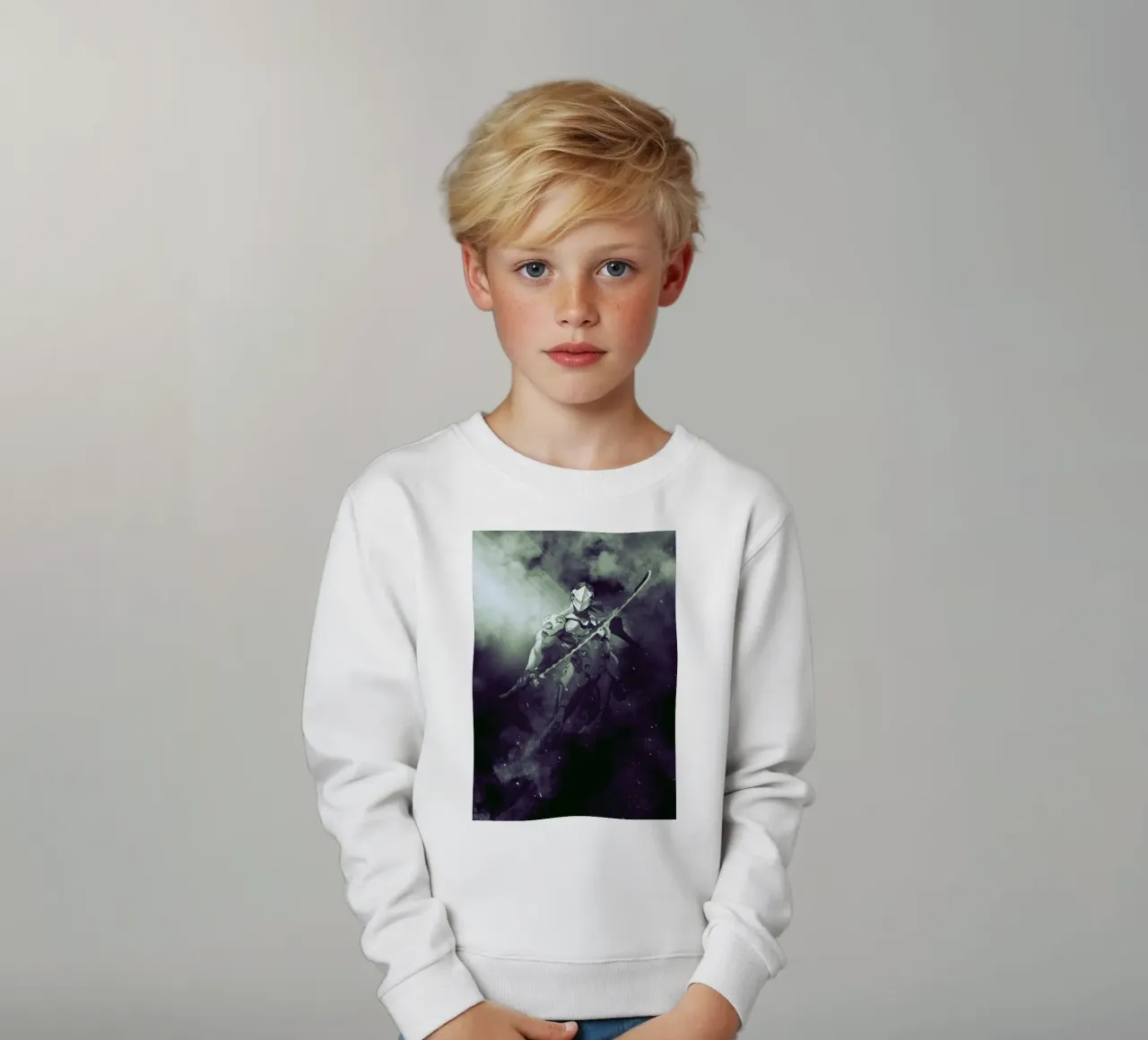 Genji Overwatch felpa bambino da FreeArtStudio