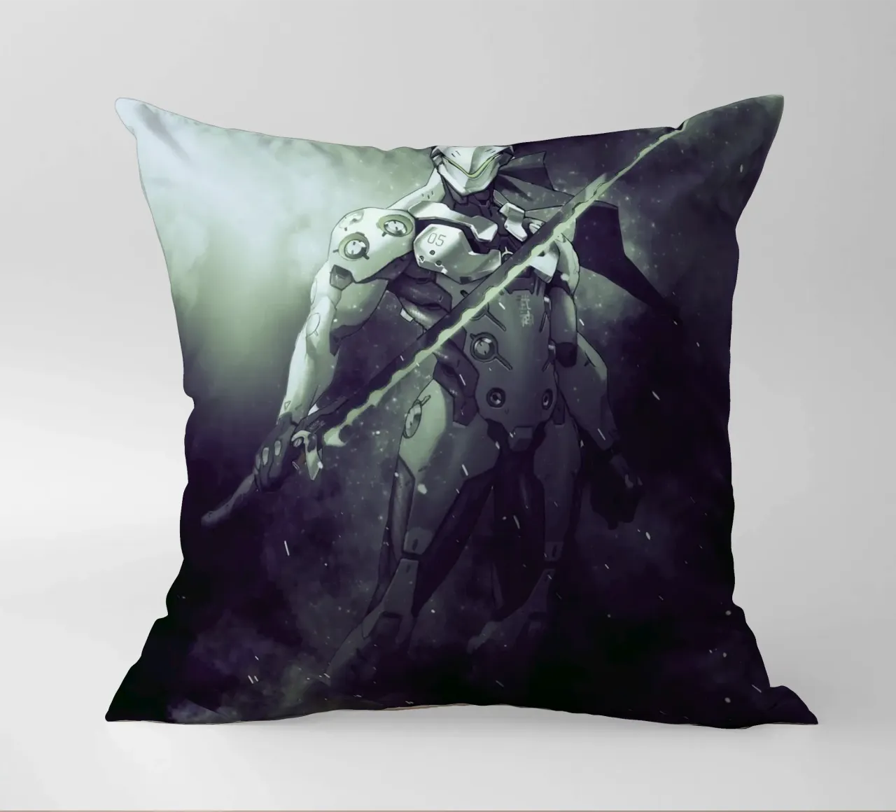Genji Overwatch cuscino da FreeArtStudio