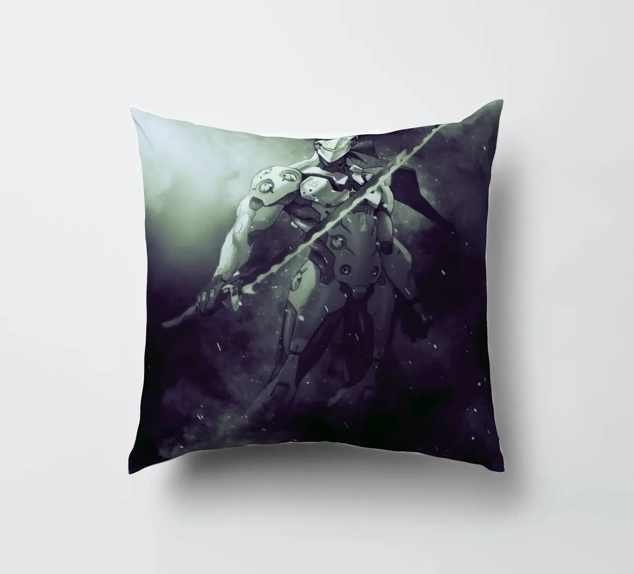 Genji Overwatch cuscino da FreeArtStudio