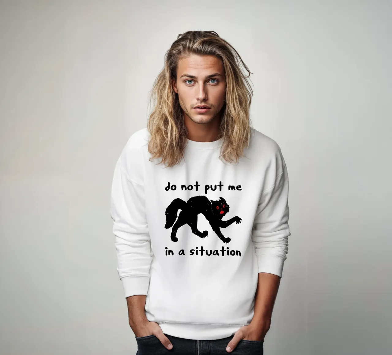 Non mettermi in una situazione - Meme stranamente specifico felpa da the gondils