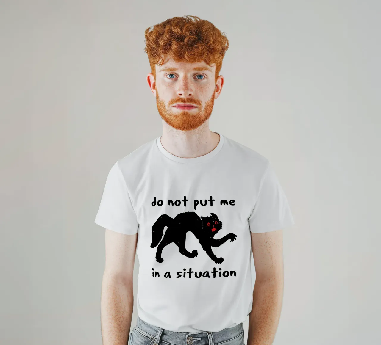 Non mettermi in una situazione - Meme stranamente specifico t-shirt da the gondils