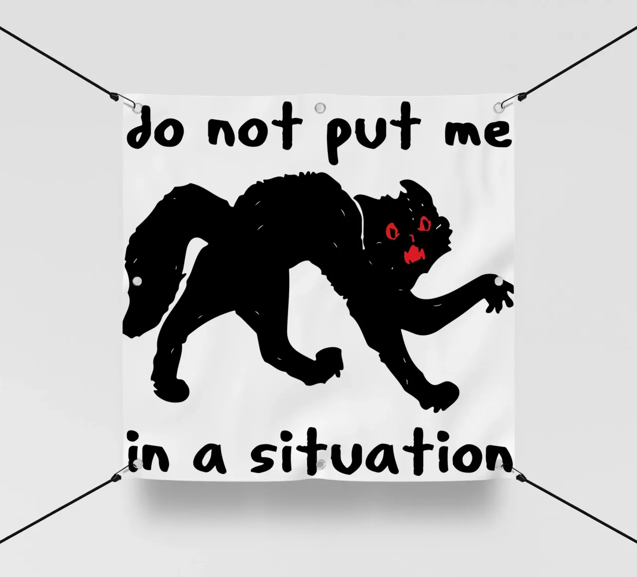 Non mettermi in una situazione - Meme stranamente specifico telo in pvc da the gondils