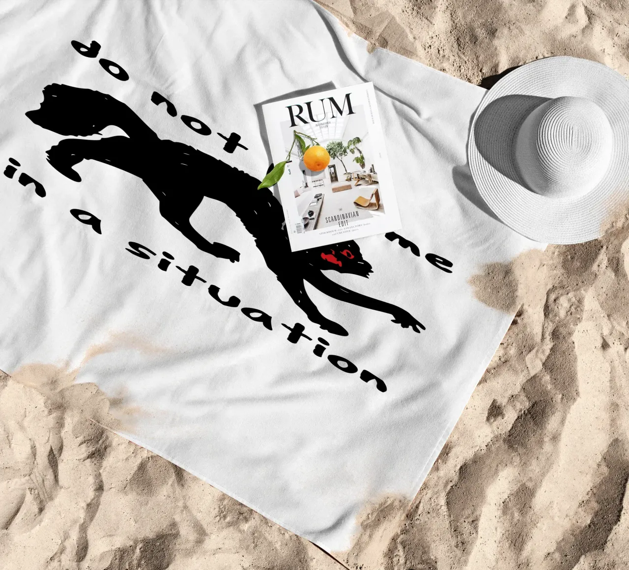 Non mettermi in una situazione - Meme stranamente specifico telo mare da the gondils