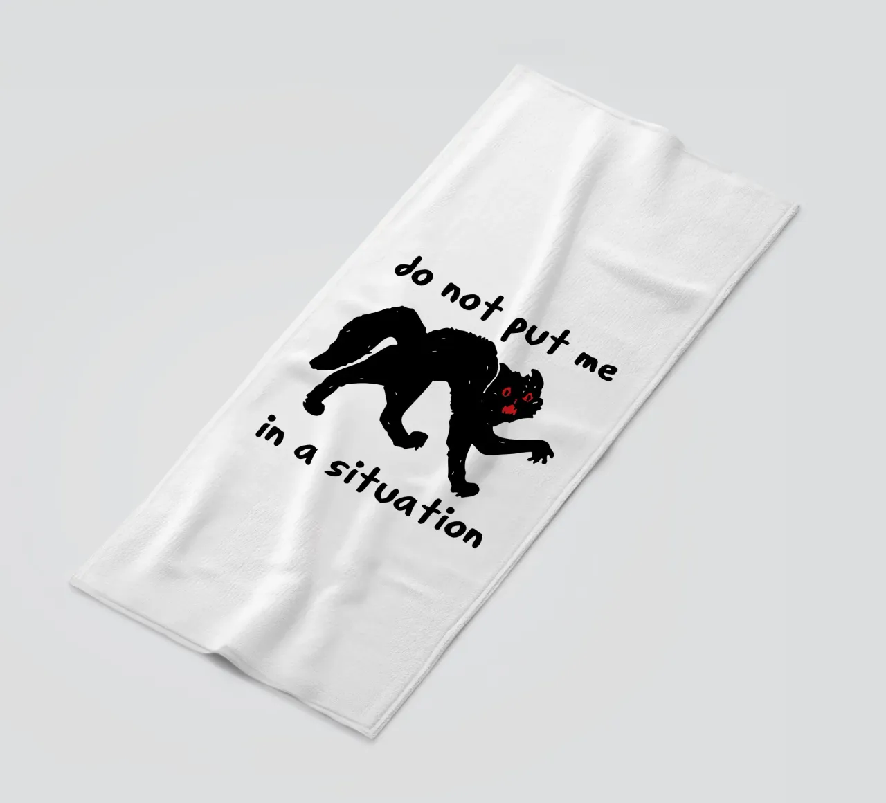 Non mettermi in una situazione - Meme stranamente specifico telo mare da the gondils