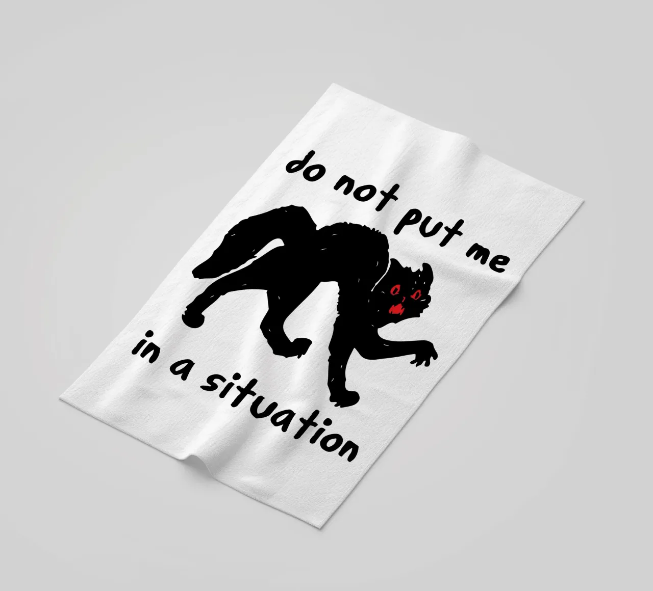 Non mettermi in una situazione - Meme stranamente specifico telo mare da the gondils