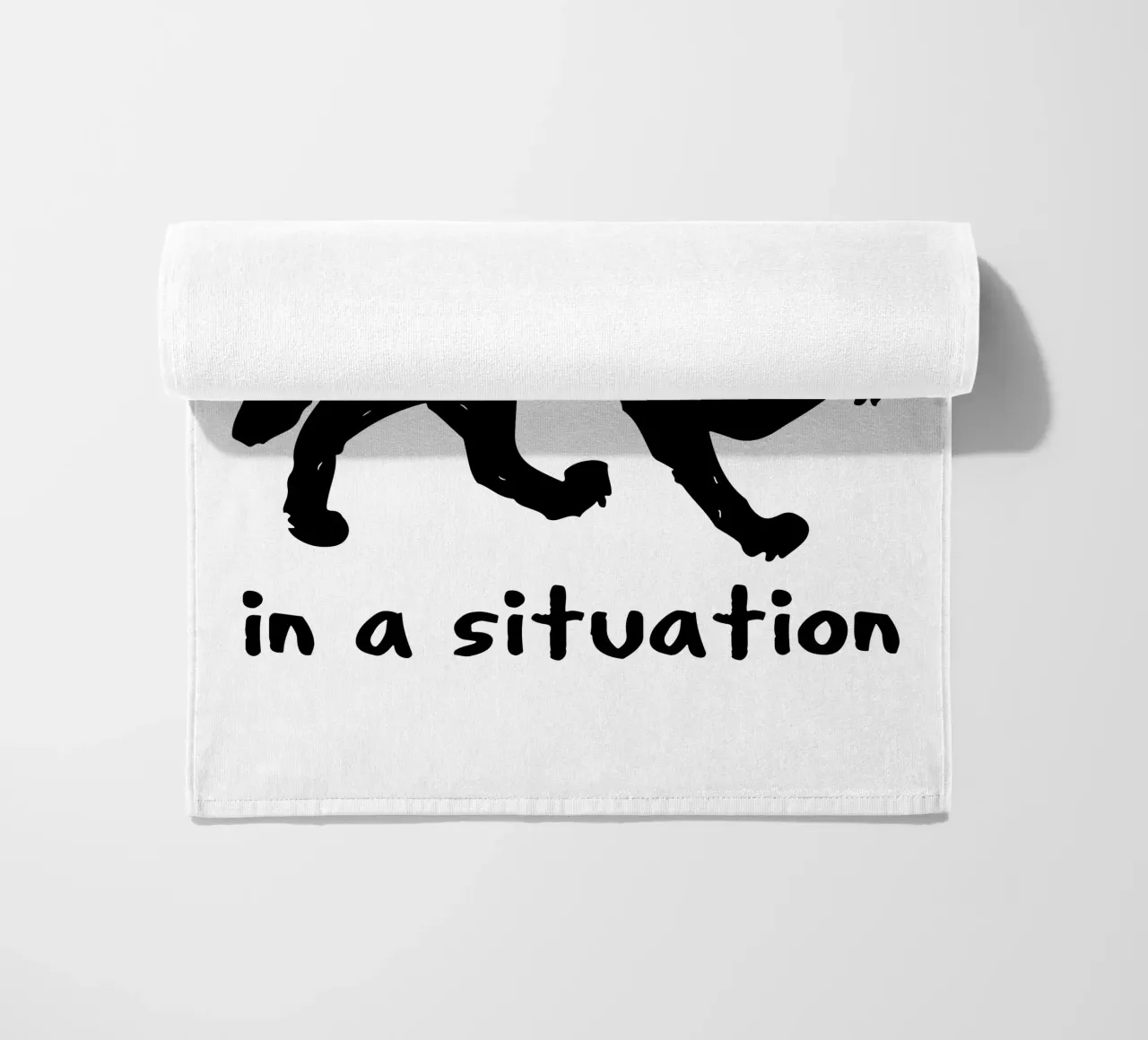 Non mettermi in una situazione - Meme stranamente specifico telo mare da the gondils