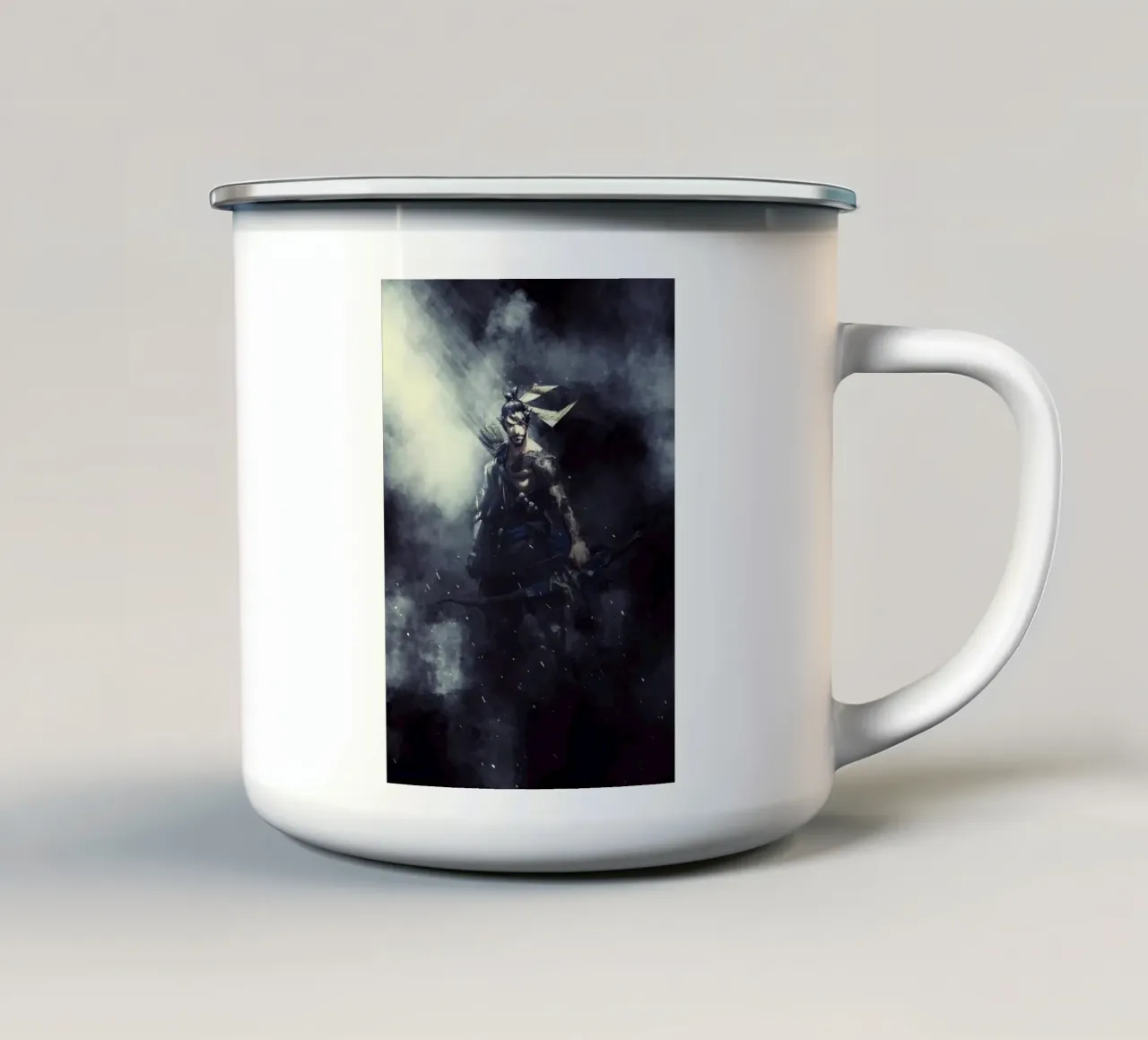 Overwatch Hanzo tazza in smalto da FreeArtStudio