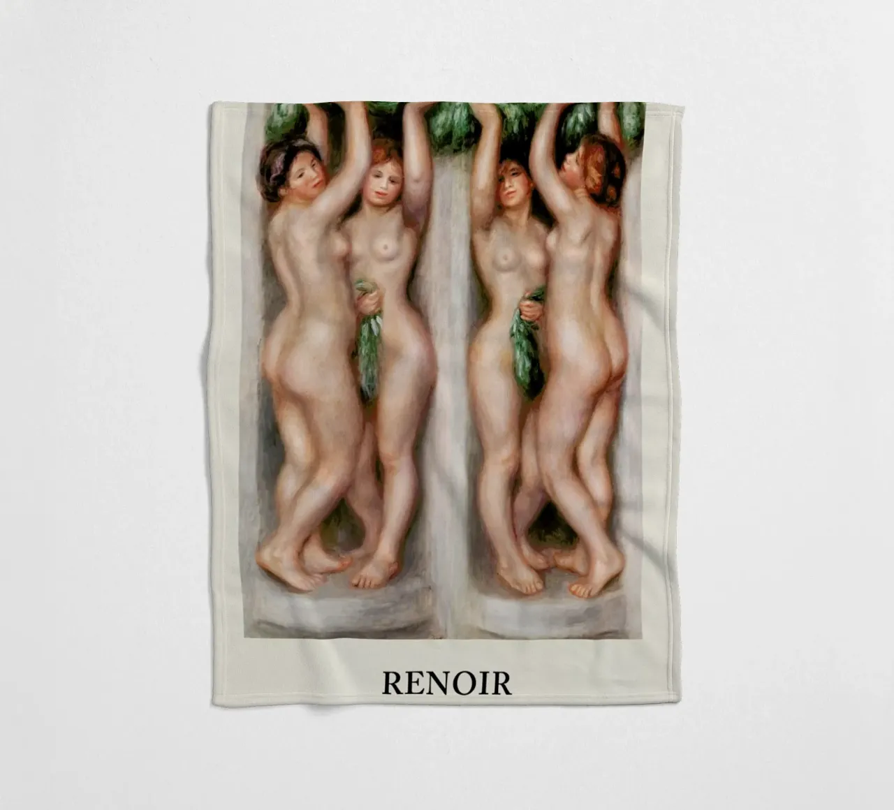 Renoir - Caryatids coperta in pile da Vintage by JUNIQE