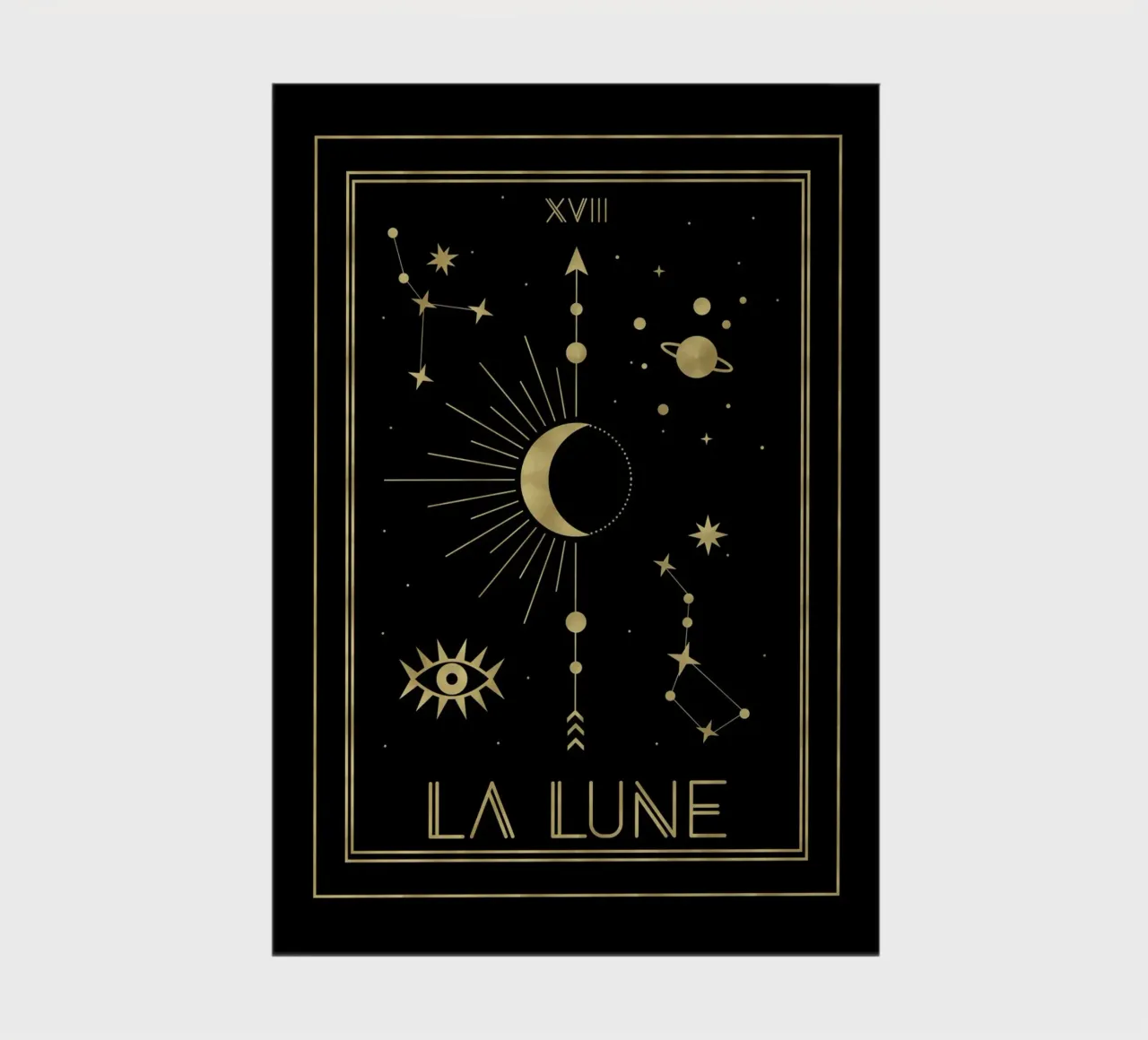 Le Soleil Tarot Or carnet de notes de cafelab