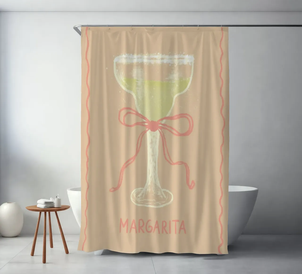 Margarita shower curtain by Studio Dolci